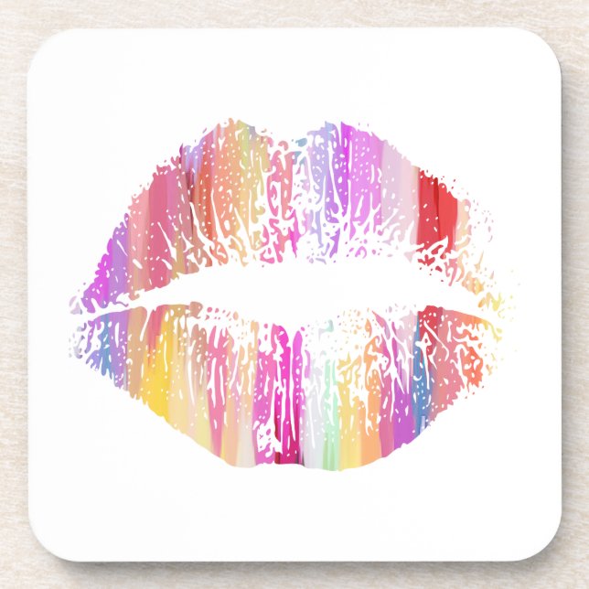 Stylish Lips #16 Coaster (Front)