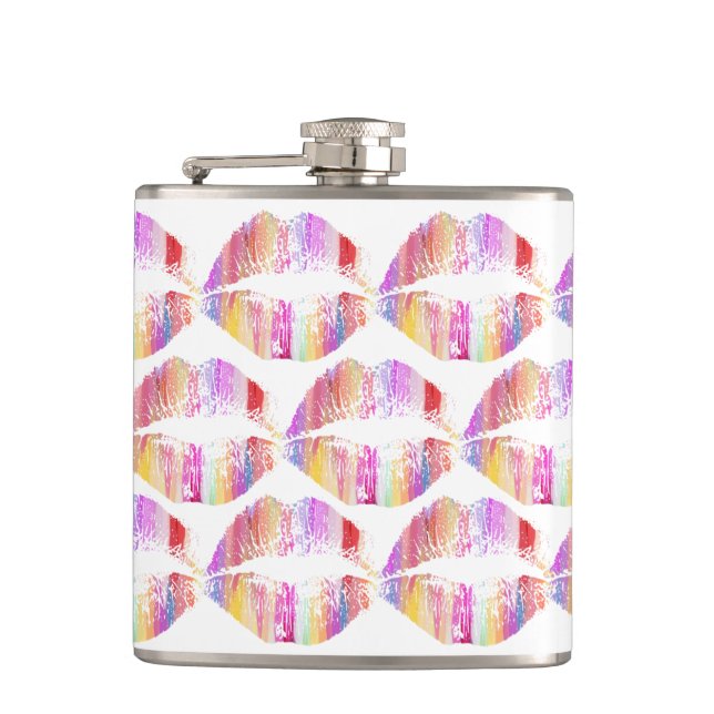 Stylish Lips #19 Hip Flask (Front)