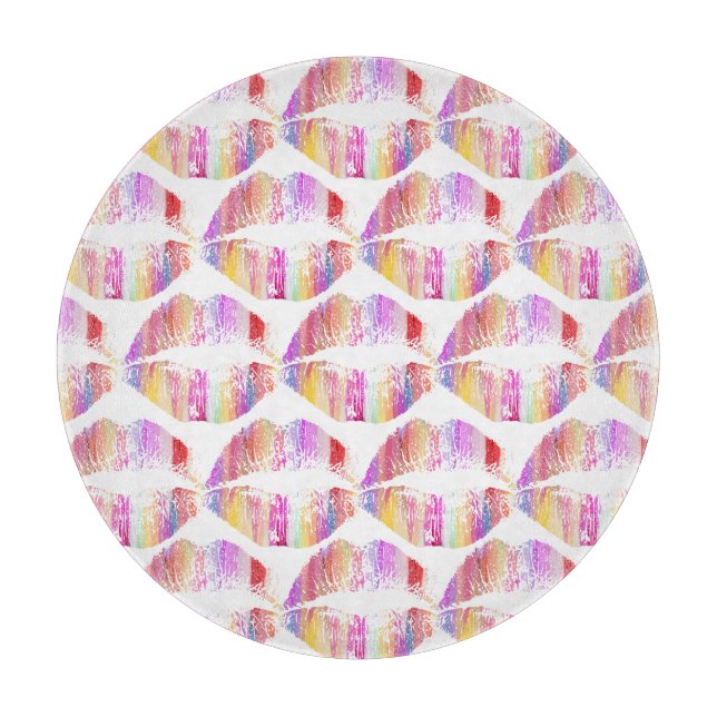 Stylish Lips #21 Cutting Board (Front)