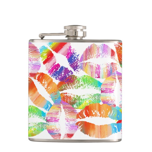 Stylish Lips #23 Hip Flask (Front)