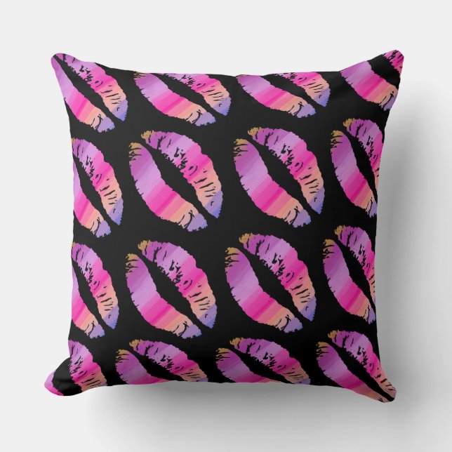 Stylish Lips #30 Throw Pillow (Front)