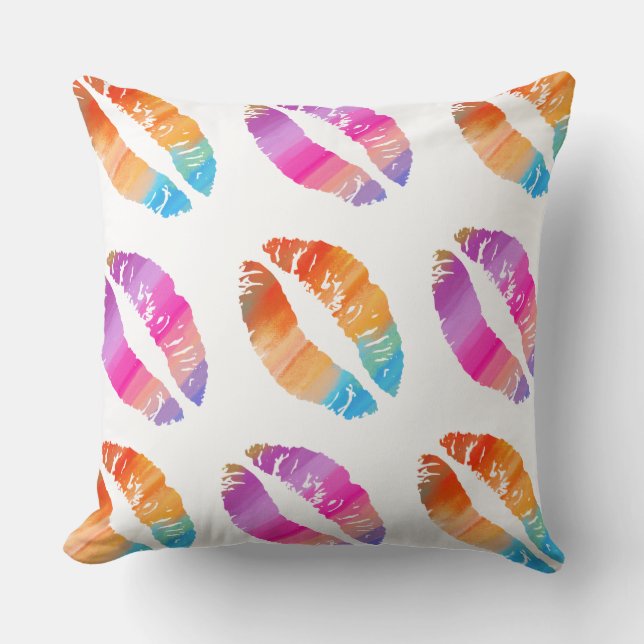 Stylish Lips #38 Throw Pillow (Front)