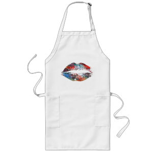 Stylish Lips #3 Long Apron