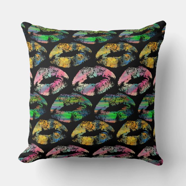 Stylish Lips #52 Throw Pillow (Front)