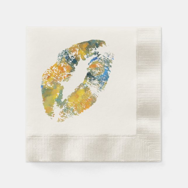 Stylish Lips #5 Napkin (Front)
