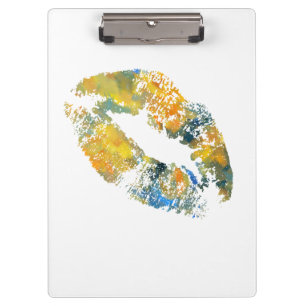 Stylish Lips #9 Clipboard