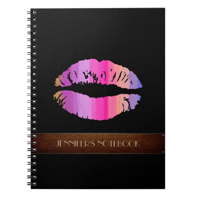 Stylish Lips #9 Notebook (Front)