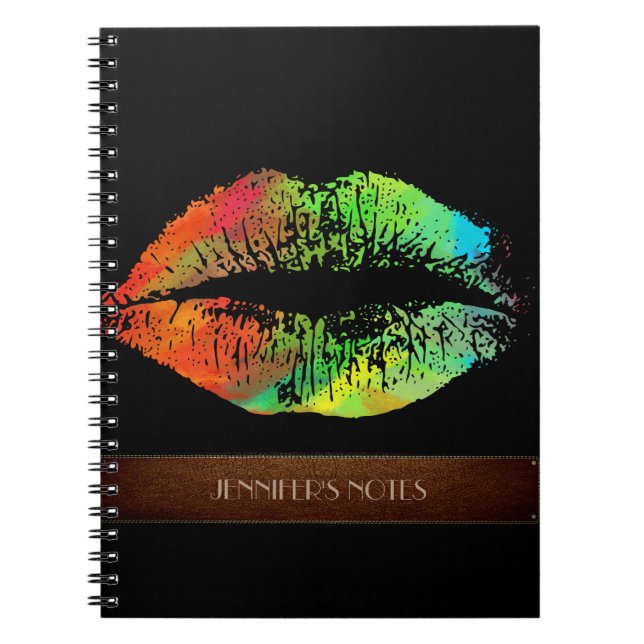 Stylish Lips Notebook (Front)