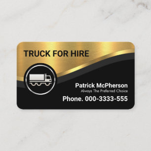 Stylish Luxurious Gold Curve Wave Driving Business Card