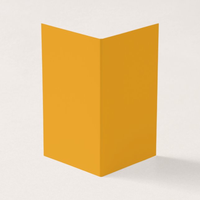 Stylish Marigold Folded Card for Modern Profession (Outside)