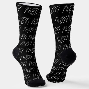 Stylish MBA Graduation Socks