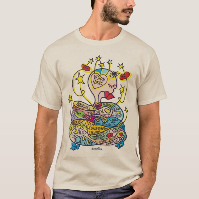 Stylish Men's Basic T-Shirt (Front)