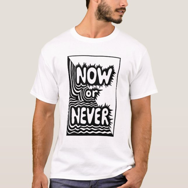 Stylish men's T-shirt with the inscription  (Front)