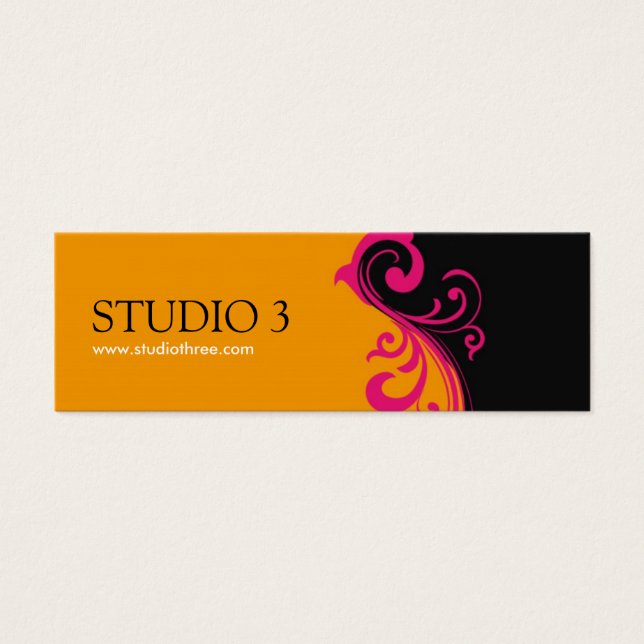 Stylish Mini Business Cards (Front)