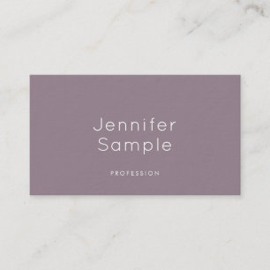 Stylish Minimalistic Design Modern Plain Luxury Business Card