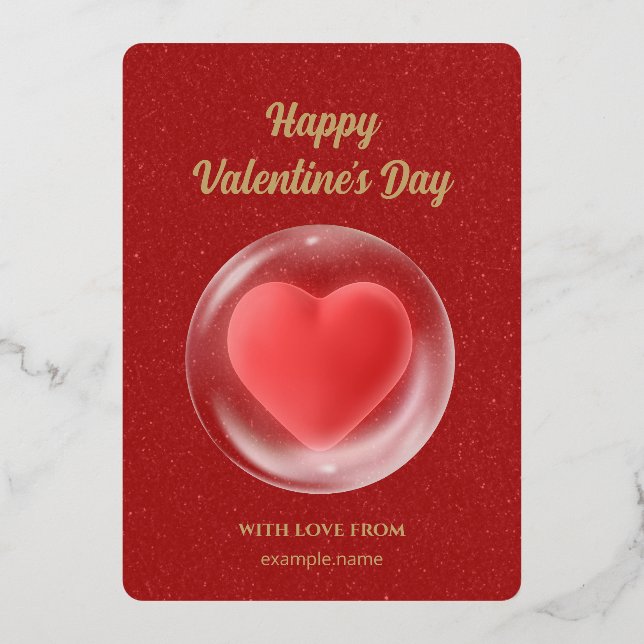 Stylish&Minimalistic Valentines Card (Front)
