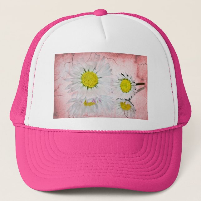 Stylish Mod Surprise Whimsical Classy Destiny Trucker Hat (Front)