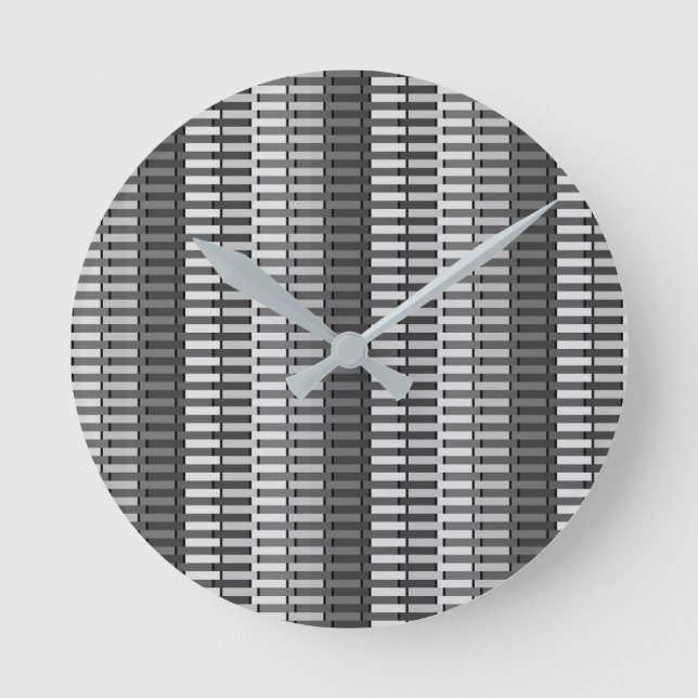 Stylish Modern Abstract Pattern Round Clock (Front)