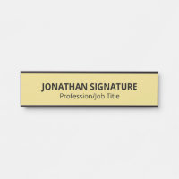 Stylish Modern Black Gold Glamourous Template Door