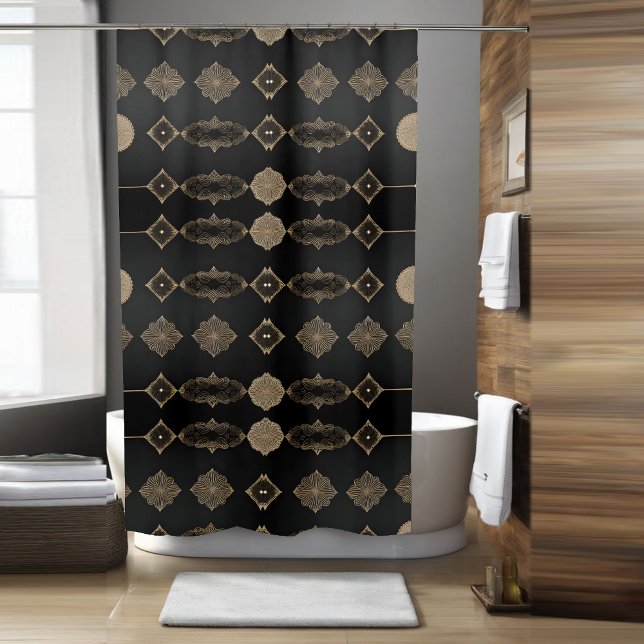 Stylish Modern Boho Shower Curtain Style 2 (Creator Uploaded)