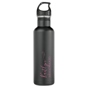 Stylish Modern Bridesmaid Gift   Personalized  710 Ml Water Bottle