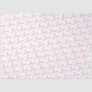 Stylish Modern Calligraphy Wrapping Tissue Paper