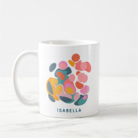 Stylish Modern Chic Abstract Art Personalized Name
