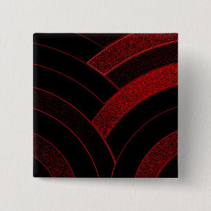 stylish modern chic chevron 2 inch square button