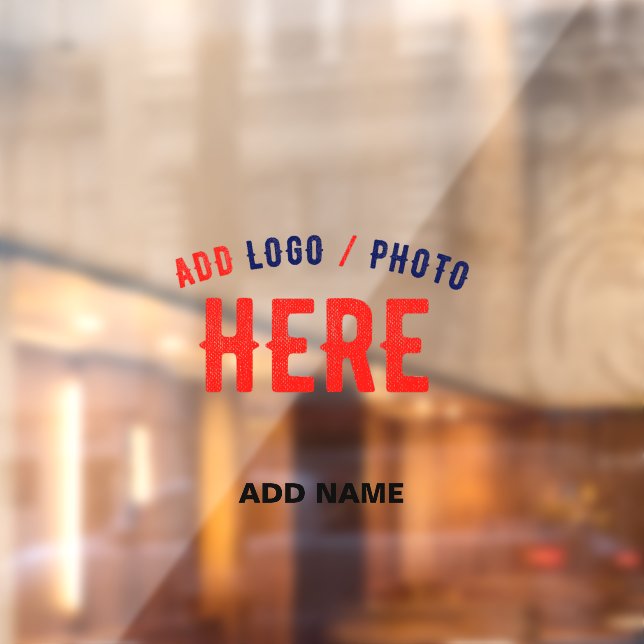 STYLISH MODERN CUSTOM AUTOMATIC OPAQUE BRANDED WINDOW CLING (Sheet 2)