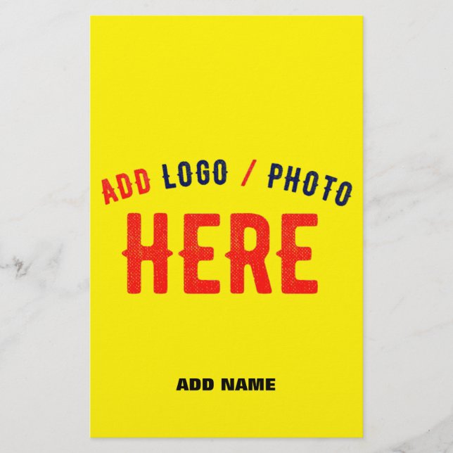STYLISH MODERN CUSTOM BRIGHT YELLOW VERIFIED BRAND FLYER (Front)