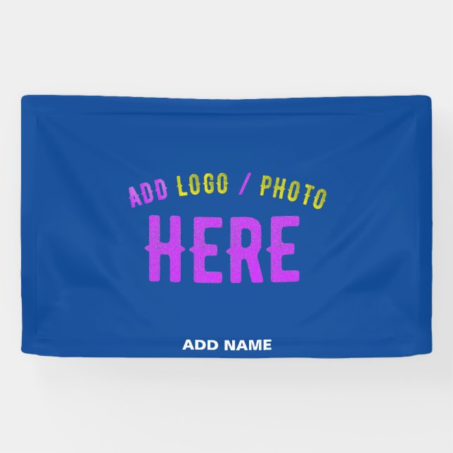 STYLISH MODERN CUSTOM COBALT BLUE VERIFIED BRANDED BANNER (Horizontal)