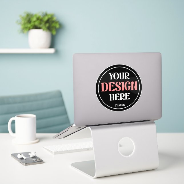 Stylish & Modern Custom Creations Verified  (Laptop On Desk)
