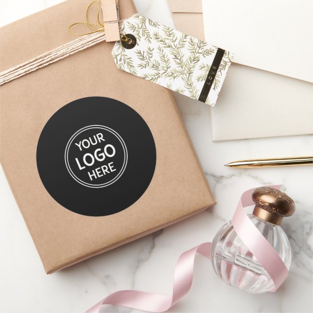 Stylish & Modern Custom Creations Verified Classic Round Sticker (Gifting)