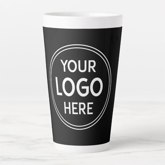 Stylish & Modern Custom Creations Verified Latte Mug (Front)
