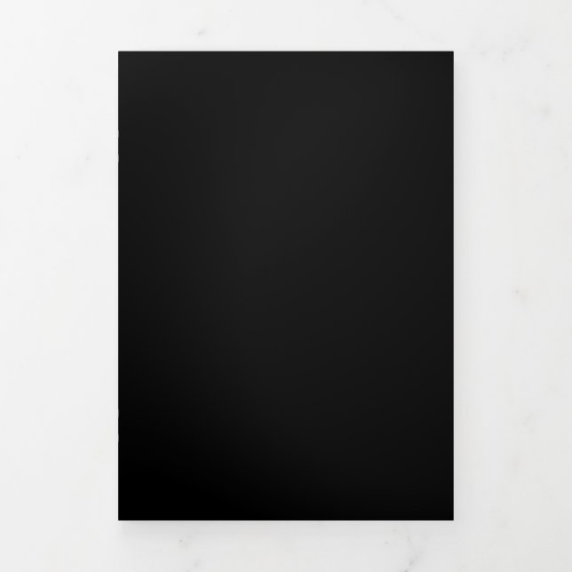 Stylish & Modern Custom Creations Verified  Tri-Fold Announcement (Cover)