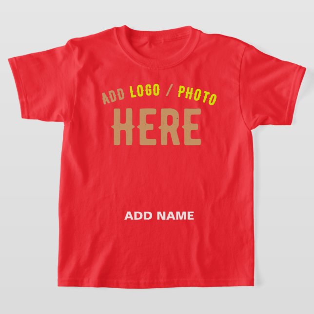 STYLISH MODERN CUSTOM DEEP RED VERIFIED BRANDED T-Shirt (Laydown)