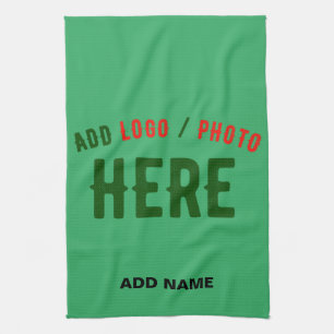 STYLISH MODERN CUSTOM EMERALD GREEN VERIFIED BRAND KITCHEN TOWEL