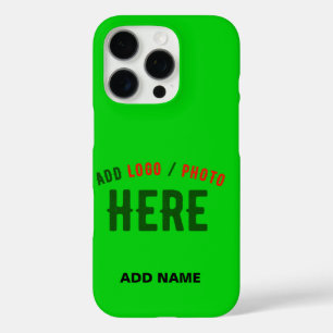 STYLISH MODERN CUSTOM LIME GREEN VERIFIED BRANDED iPhone 16 PRO CASE