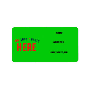 STYLISH MODERN CUSTOM LIME GREEN VERIFIED BRANDED LABEL
