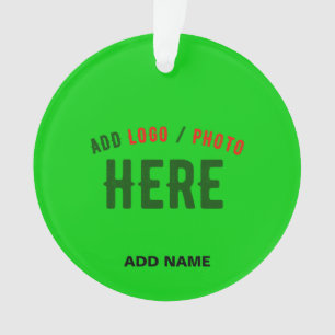 STYLISH MODERN CUSTOM LIME GREEN VERIFIED BRANDED ORNAMENT