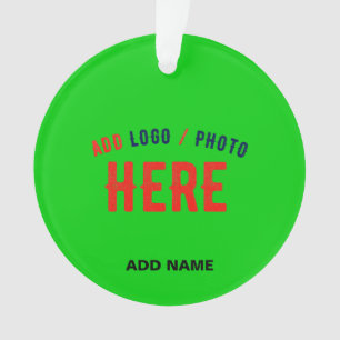 STYLISH MODERN CUSTOM LIME GREEN VERIFIED BRANDED ORNAMENT