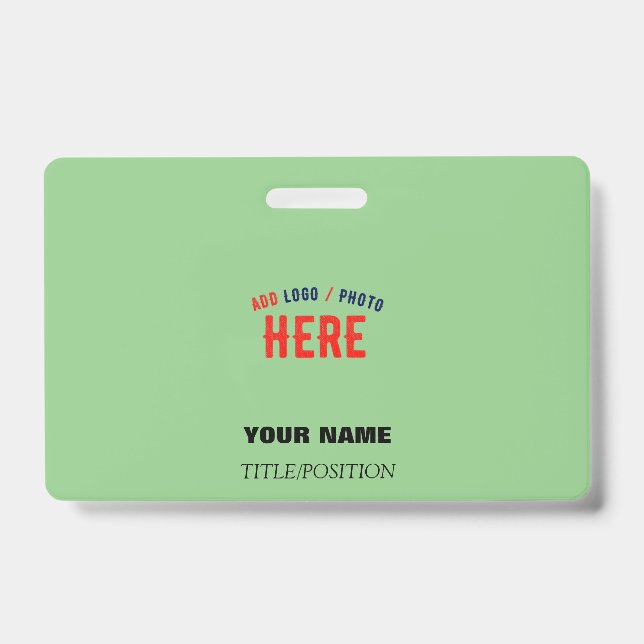 STYLISH MODERN CUSTOM MINT GREEN VERIFIED BRANDED BADGE (Front)