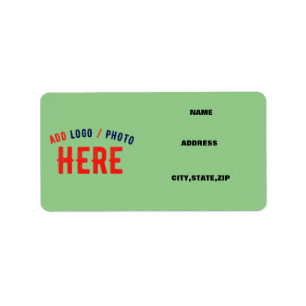 STYLISH MODERN CUSTOM MINT GREEN VERIFIED BRANDED LABEL