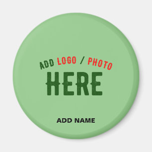 STYLISH MODERN CUSTOM MINT GREEN VERIFIED BRANDED MAGNET