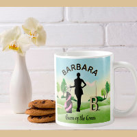 Stylish Modern Custom Name 3D Monogram Coffee Mug