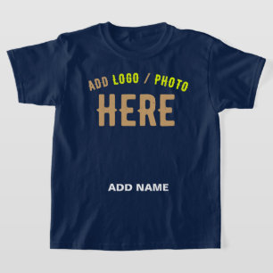 STYLISH MODERN CUSTOM NAVY BLUE VERIFIED BRANDED T-Shirt