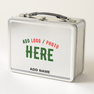 STYLISH MODERN CUSTOM STAINLESS VERIFIED BRANDED METAL LUNCH BOX