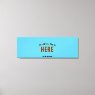 STYLISH MODERN CUSTOM SWAG SKY BLUE VERIFIED BRAND CANVAS PRINT