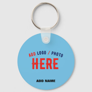 STYLISH MODERN CUSTOM SWAG SKY BLUE VERIFIED BRAND KEYCHAIN
