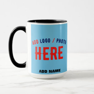 STYLISH MODERN CUSTOM SWAG SKY BLUE VERIFIED BRAND MUG